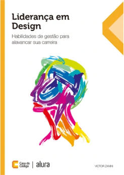 Livro sobre liderança em design da Alura Books